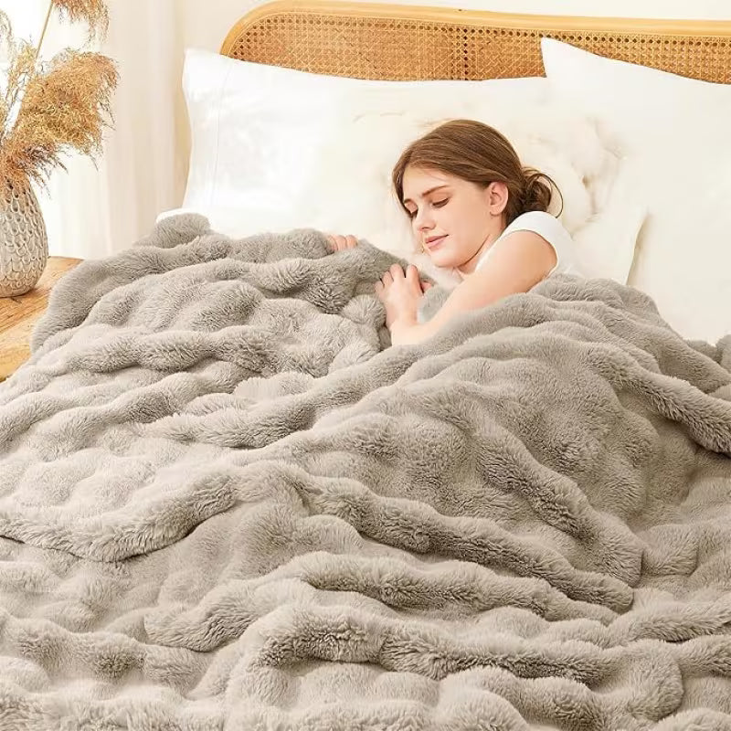 MaxiConfort Conejo™ ❄️ ¿Frío en las noches? Esta cobija te abriga en segundos