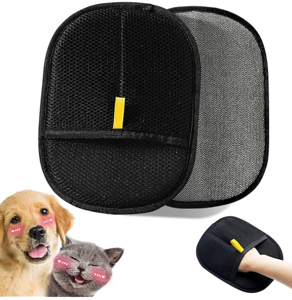Guante Removedor de Pelo 2 en 1 🐶🐱 ¡Elimina el pelo de tu mascota en segundos sin esfuerzo!