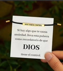 🙏 Pulsera Dios Tiene el Control™ | Lleva Tu Fe Contigo Cada Día