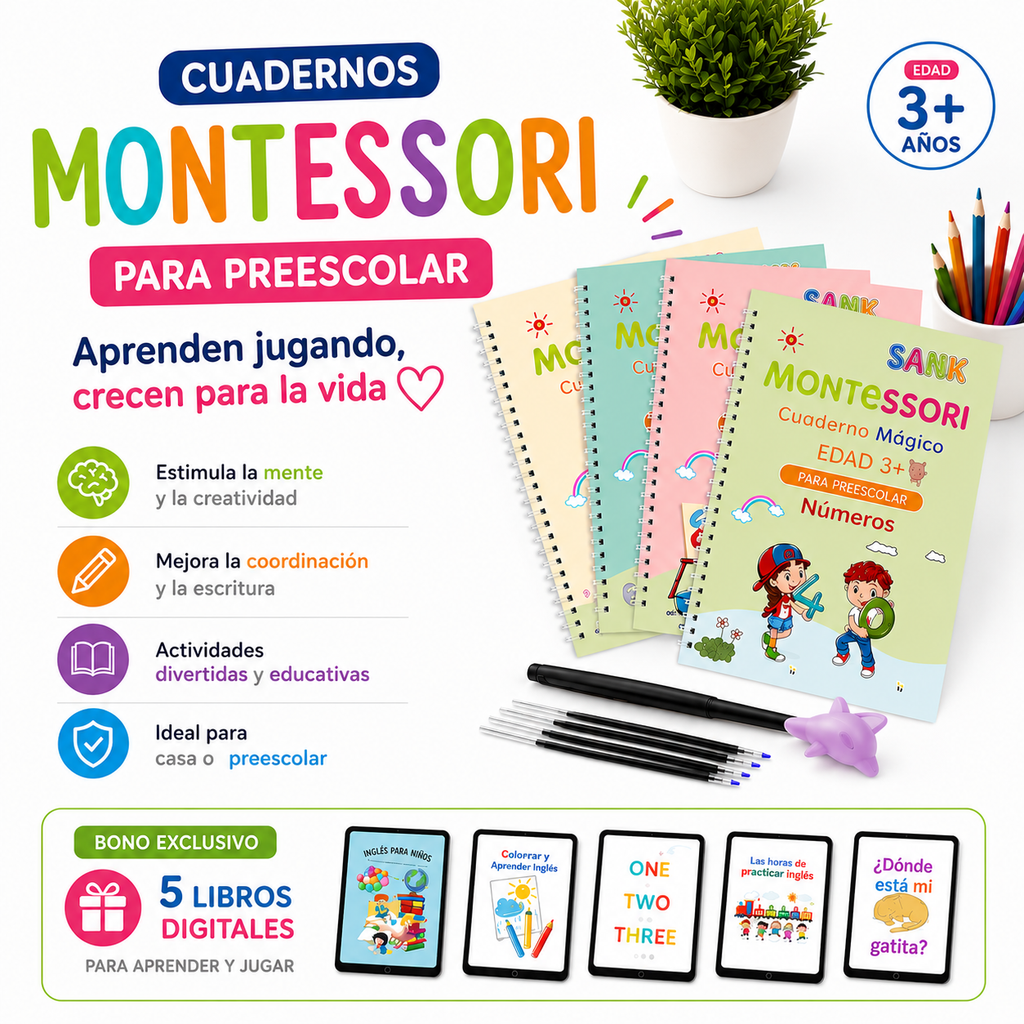 ✨ [BONO EXCLUSIVO] APRENDE A ESCRIBIR SIN ESTRÉS + 5 LIBROS DIGITALES GRATIS