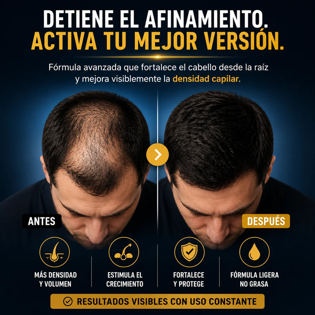 ¿Cada día ves más cabello en la almohada o en la ducha?